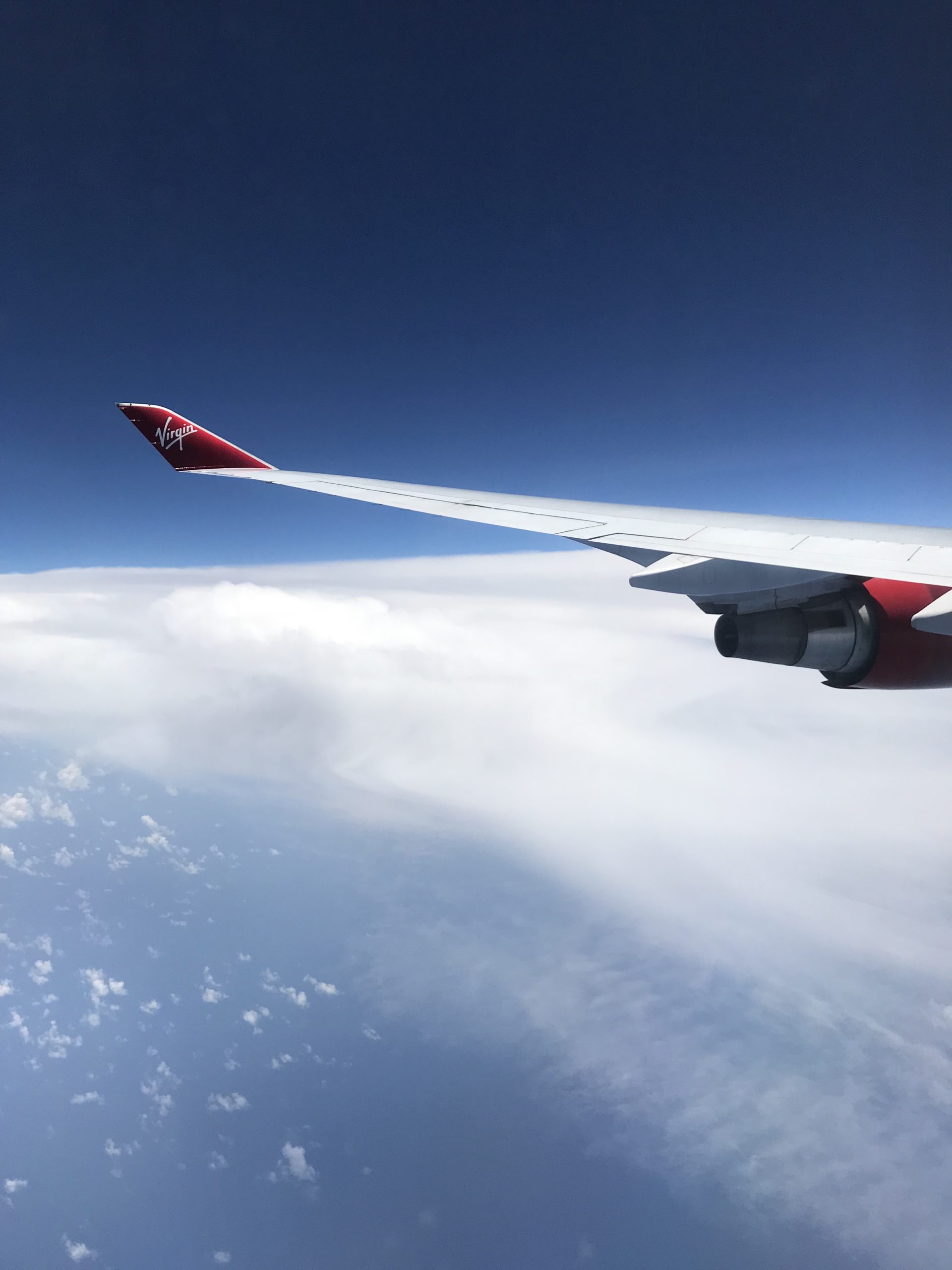 How to become a professional traveler guide - photo of wing of airplane in the sky