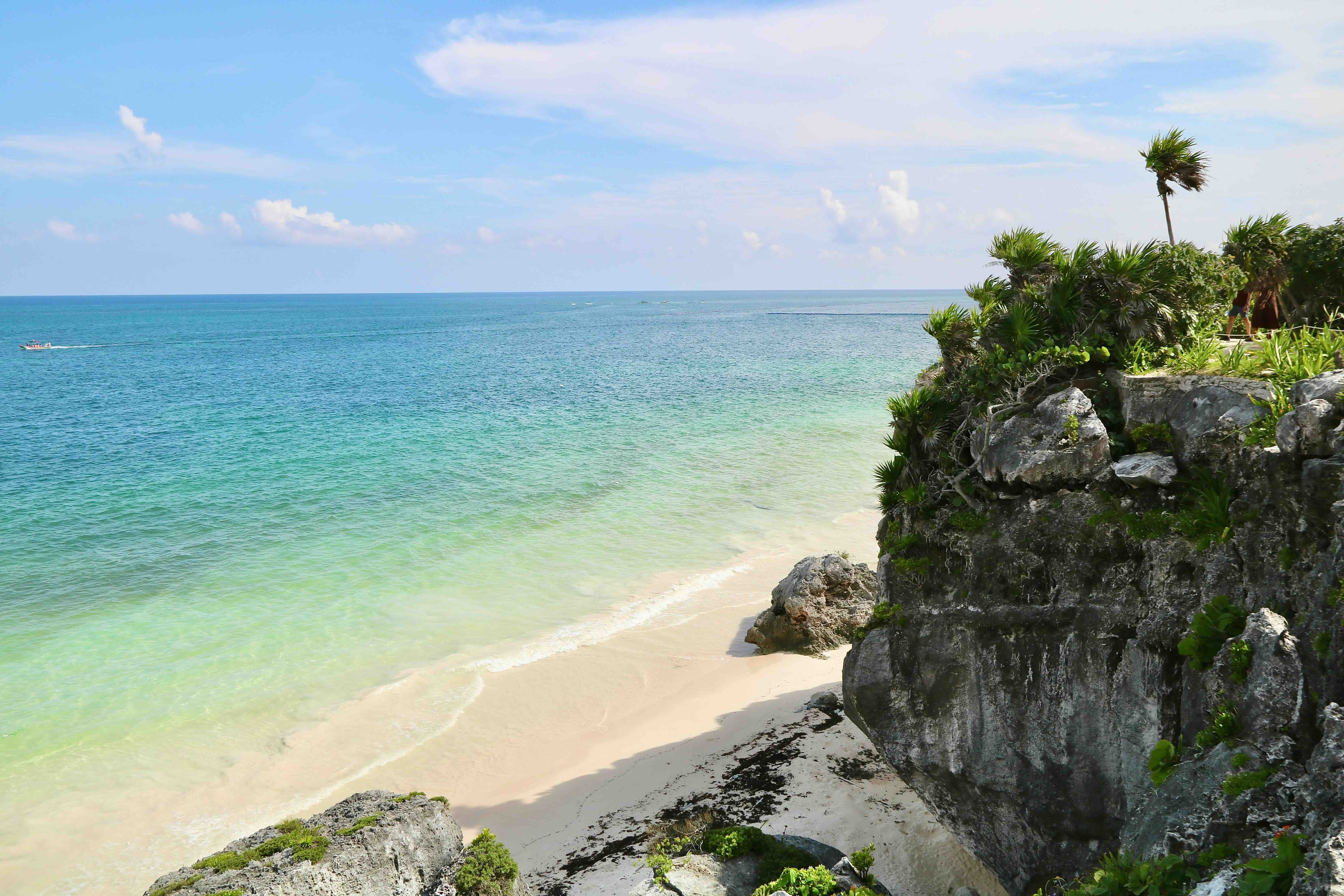 Tulum beach scenery